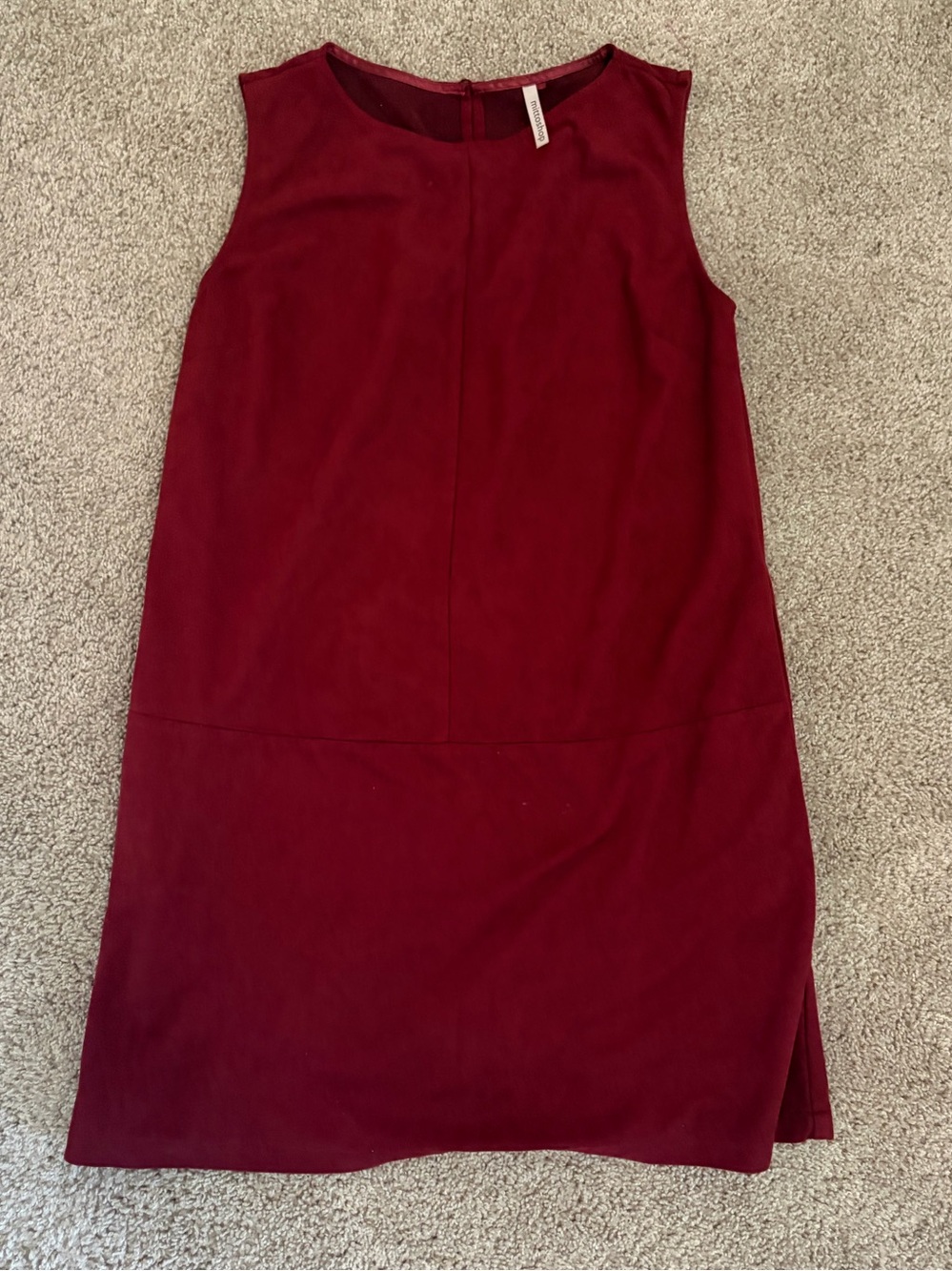 mittoshop Deep Red Sleeveless Dress